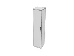 kantoorkast,HxBxD 1895x400x445mm,Bl-wit