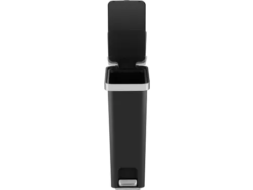 Afvalbak EKO Hana Slim pedaalemmer 40 liter zwart