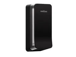 Toiletpapierdispenser Satino BT1 Hyginity gevouwen zwart 333425