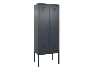 locker,HxBxD 2120x800x500mm,2vak,vak B 400mm,cil.-slot,voetonderstel - 2