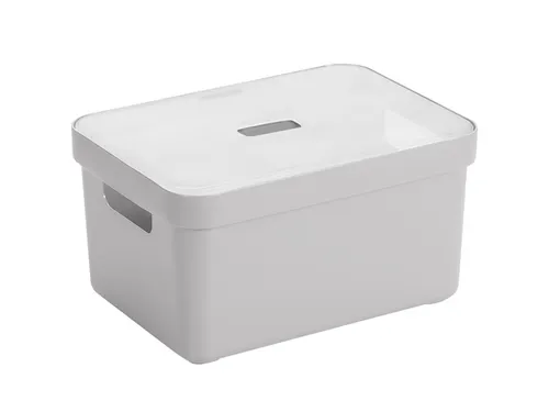 Sigma Home opbergbox 5L lichtgrijs - 25,2x17,5x12,2cm