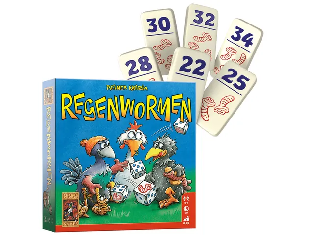 999Games dobbelspel Regenwormen 8+