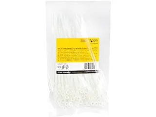 15cm Kabelbinders met montagegat 3mm wit 100 stuks - 6