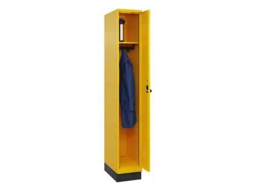 locker,HxBxD 1950x300x500mm,1vak,vak B 300mm,draaigrendel,sokkel