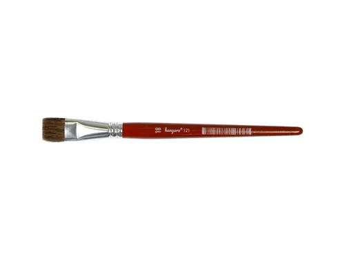 Penseel Kangaro Serie 121 plat Nr. 18 geitenhaar doos 6 stuks