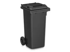 container,120l,HxBxD 933x500x550mm,deksel zwartgrijs