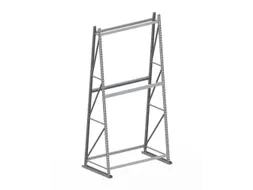 magazijnrek voor profielen,grondveld,tweezijdig,HxBxD 3000x1400x800mm