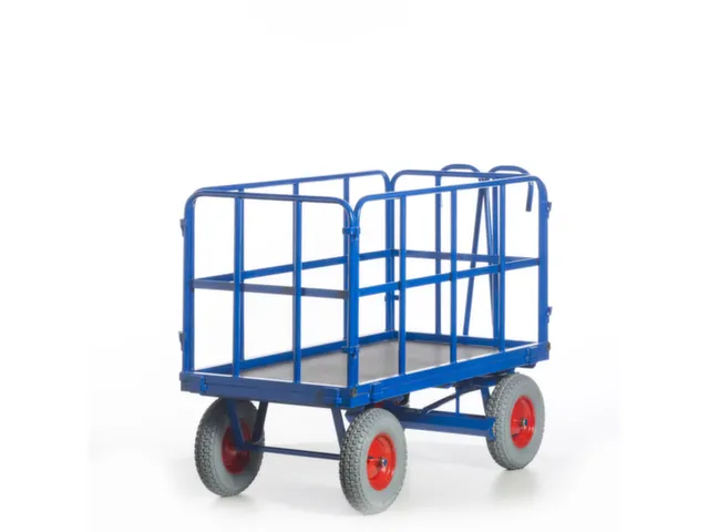 chariot à timon,force 1000kg,plateau Lxl 1530x730mm