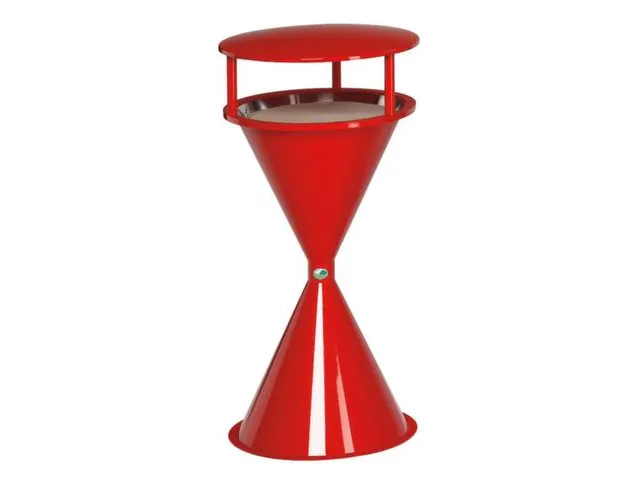 overkapping,v. Staande asbak,kunststof,RAL3020