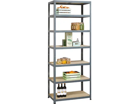 Rek Strong Tower L 222x90x45 7 legborden Grijs