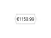 prijstangetiketten Avery non-permanent 12x26mm wit 10 rol in doos