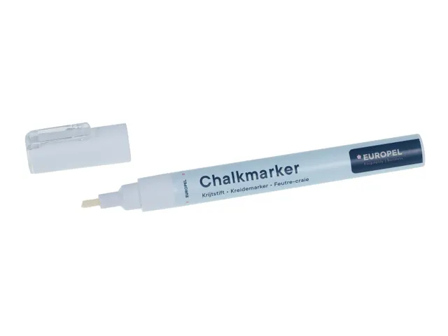 Krijtstift Europel 1-3 mm wit blister 1 stuk