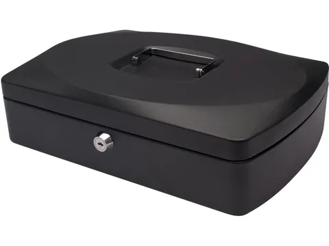 Geldkoffer Zwart 325x235x85mm Inclusief 2 Sleutels