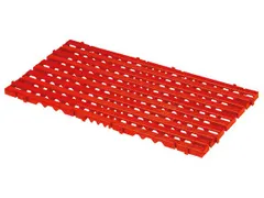 Roostertegel Hd-pe Lxbxh 800x400x25mm Rood