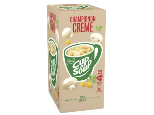Cup a Soup Knorr champignon crème 140ml doos 24 stuks