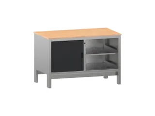 werkbank,HxBxD 870x1250x725mm,multiplexblad,draagverm. 1000kg,4voeten - 1