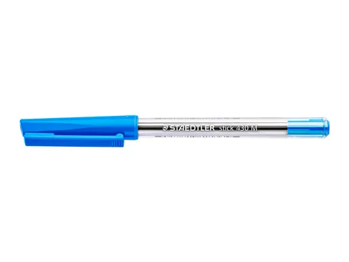 Balpen Staedtler Stick 430 medium blauw