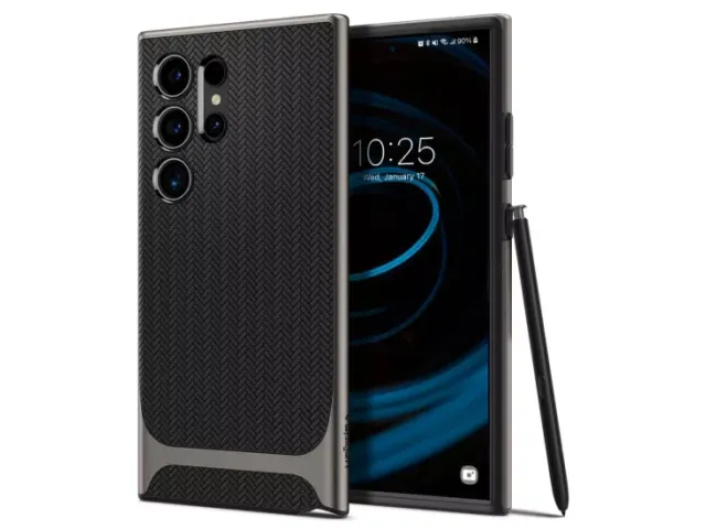 Spigen Neo Hybrid Galaxy S24 Ultra hoesje gunmetal