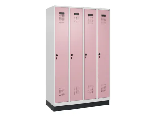locker voor scheiding van kleding,HxBxD 1950x1200x500mm,4vak