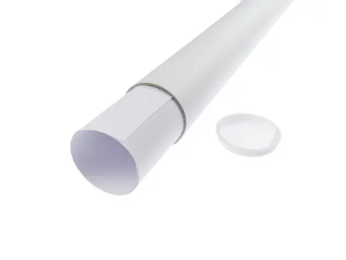 Verzendkoker Raadhuis A0 850x50mm rond wit krimp a 5 stuks