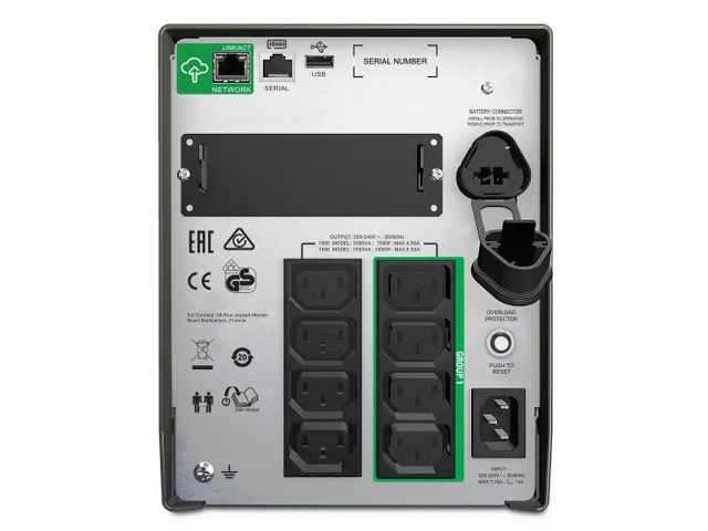 APC Smart-UPS SMT1500IC - 8x C13, USB, SmartConnect, 1500VA