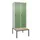 locker met bank,HxBxD 2120x800x815mm,2vak,vak B 400mm,draaigrendel