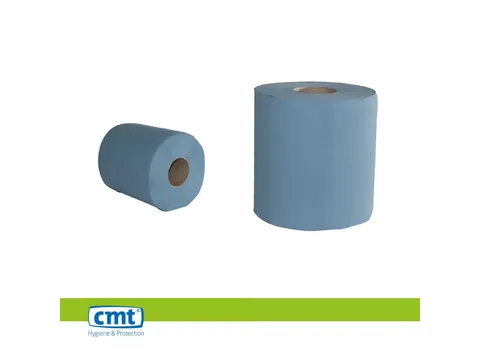 CMT Poetsrol Midi Eco Recycled 1-laags Blauw 6 Rol