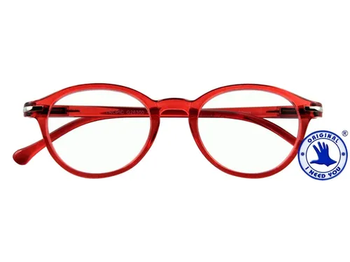 Leesbril I Need You +1.50d pt Tropic rood