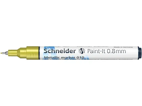 Metallic marker Schneider Paint-It 010 0.8mm geel metallic