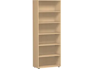 kantoorstelling,HxBxD 2160x800x400mm,5xhouten vloer,6ordnerhoogtes - 1