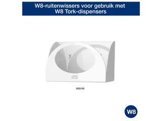 Reinigingsdoek Tork 194450 W8 multifunctioneel gevouwen blauw - 9