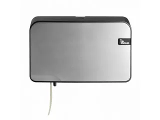 OUTLET Duo Toiletrolhouder Zilver Compact max. dia 15 cm - 1