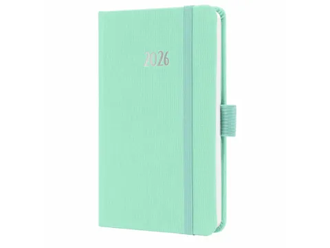 Weekagenda Feel A6 2026 (NL/FR/EN/DU) Mighty Mint Hardcover