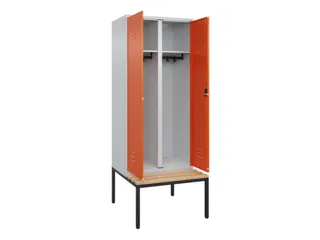 locker voor scheiding van kleding,HxBxD 2120x800x815mm,2vak - 2