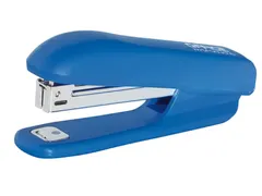 Nietmachine kunststof voor nietjes nr.10 tot 16 vel 50mm blauw