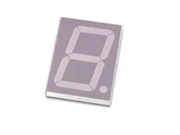 1-Digit Display 57mm Gemeenschappelijke Kathode Geel