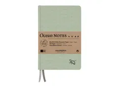 Notitieboek Aurora Ocean A5 192blz lijn 80g linnenstructuur kaft groen