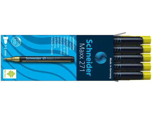 Lakmarker Schneider Maxx 271 1-2mm Geel