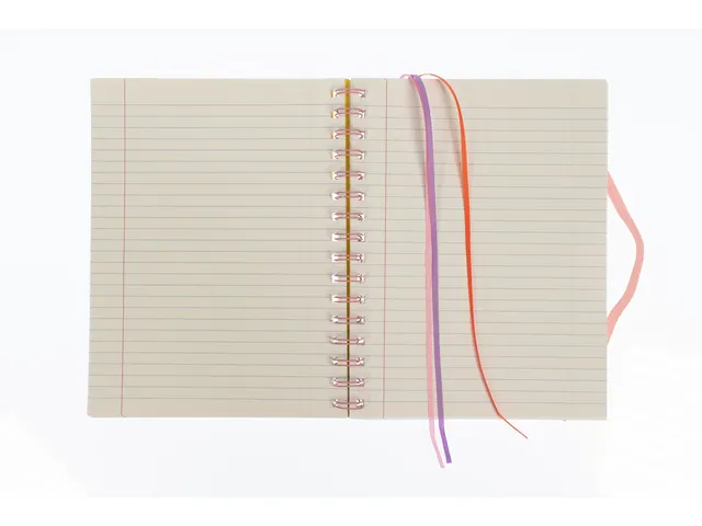 Carnet spiralé Beach Happy A5 ligné papier coloré. 2pces 70gramme 1