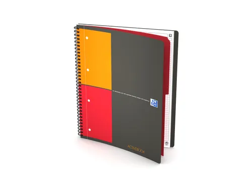 Spiraalblok Oxford International Activebook A4+ ruit 5mm