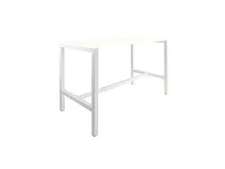 Domino Basic statafel 120x80cm 110cm Krijtwit 25mm Wit