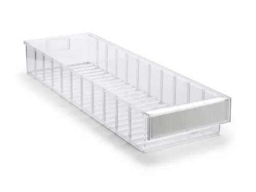 Transparante Assortimentsdoos Hxbxd 82x186x600mm Polystyreen