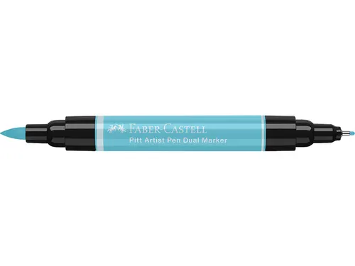 Tekenstift Faber-Castell Pitt Artist Pen duo marker 154 licht kobalt t