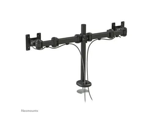 OUTLET Monitorarm FPMA-D960DG 2 Schermen tot 27 Inch met Doorvoer Zwar