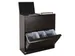 Bica 881 Afvalstation met deksel 80 Liter Zwart