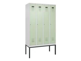 locker voor scheiding van kleding,HxBxD 2120x1200x500mm,4vak - 2