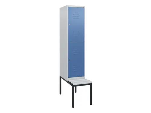 Dubbeldekse dekenkist,HxBxD 1950x400x815mm,1x2vak.,vak B 400mm