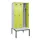 locker met bank,voor scheiding van kleding,HxBxD 2120x900x815mm,3vak