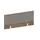 baliepaneel,v. bureau,aanbouw achter,B 1000mm,NT-cherry,BN8078-grijs