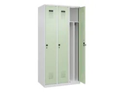 locker voor scheiding van kleding,HxBxD 1850x900x500mm,3vak